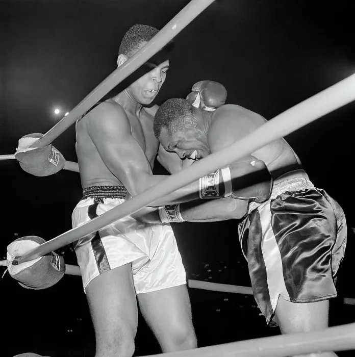 Framed Print : Portrait of Cassius Clay Boxing Archie Moore Framed Print : Portrait of Cassius Clay Boxing Archie Moore