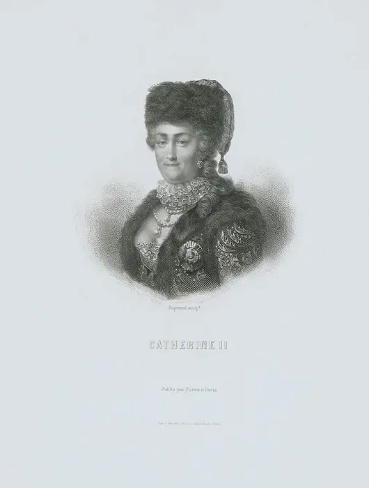 Framed Print : Portrait of Catherine II Framed Print : Portrait of Catherine II