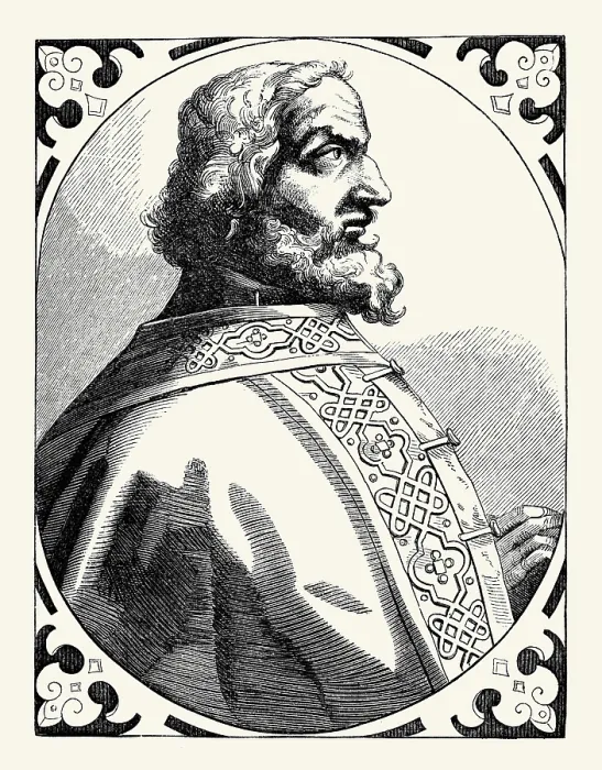 Framed Print : Portrait of Charlemagne Framed Print : Portrait of Charlemagne
