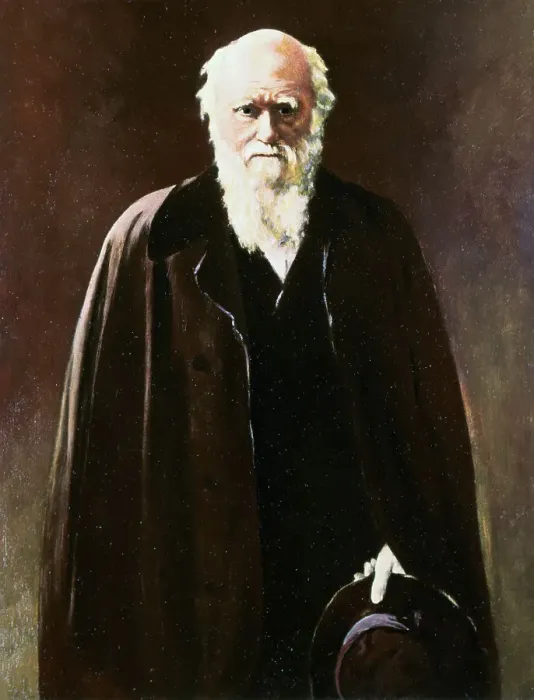Framed Print : Portrait of Charles Darwin