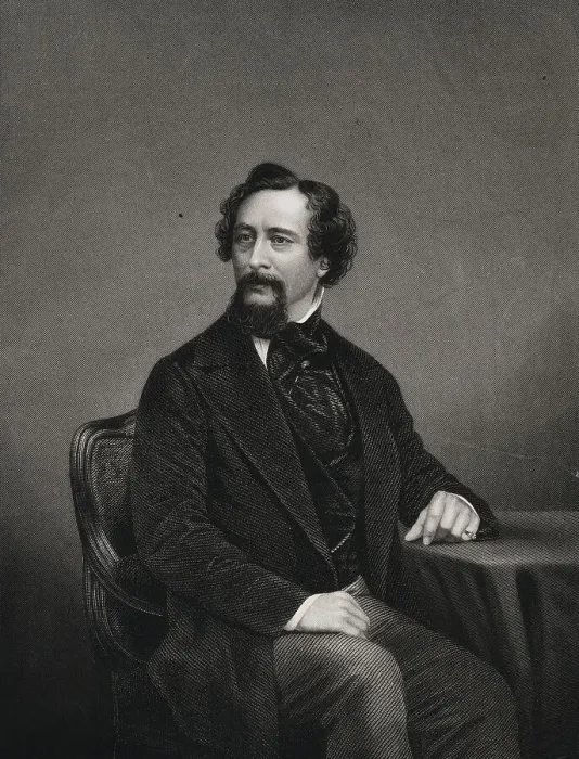Framed Print : Portrait of Charles Dickens Framed Print : Portrait of Charles Dickens