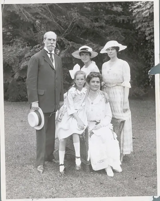 Framed Print : Portrait of Charles Evans Hughes and Family Framed Print : Portrait of Charles Evans Hughes and Family