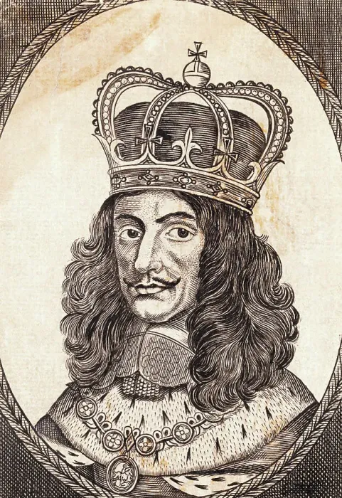 Framed Print : Portrait of Charles II, King of England Wearing the Royal Crown Framed Print : Portrait of Charles II, King of England Wearing the Royal Crown