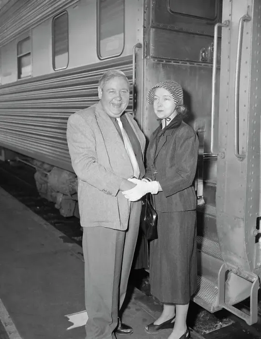 Framed Print : Portrait of Charles Laughto and Lillian Gish