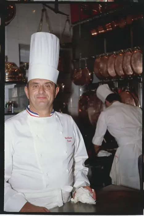 Framed Print : Portrait of Chef Paul Bocuse in His Chef Uniform Framed Print : Portrait of Chef Paul Bocuse in His Chef Uniform