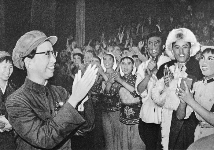 Framed Print : Portrait of Chiang Ching Talking with Professionals of Liberation Army Framed Print : Portrait of Chiang Ching Talking with Professionals of Liberation Army