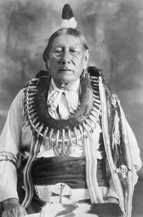 Framed Print : Portrait of Chief William Riding In Framed Print : Portrait of Chief William Riding In