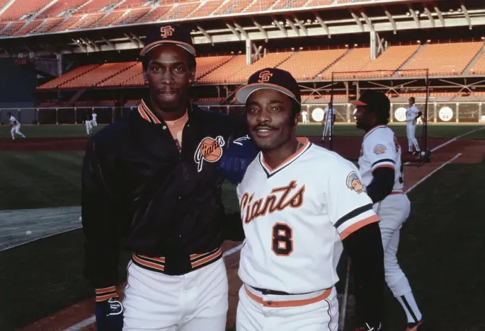 Framed Print : Portrait of Chili Davis and Joe Morgan Framed Print : Portrait of Chili Davis and Joe Morgan