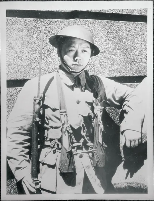 Framed Print : Portrait of a Chinese Soldier Framed Print : Portrait of a Chinese Soldier