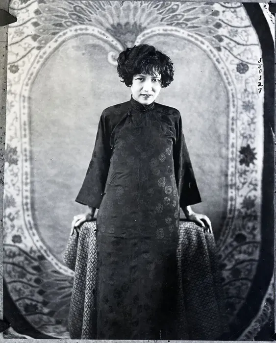 Framed Print : Portrait Of Chinese Star Olive Young