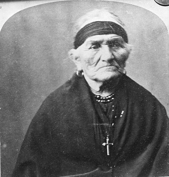 Portrait Of Chippewa Indian Woman