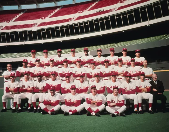 Framed Print : Portrait of the Cincinnati Reds Baseball Team Framed Print : Portrait of the Cincinnati Reds Baseball Team