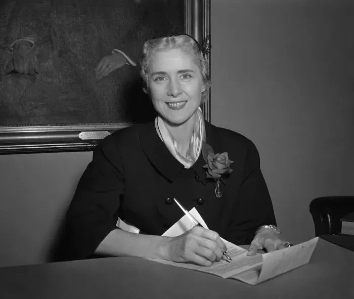 Framed Print : Portrait of Clare Booth Luce Framed Print : Portrait of Clare Booth Luce