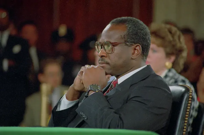 Framed Print : Portrait of Clarence Thomas Framed Print : Portrait of Clarence Thomas