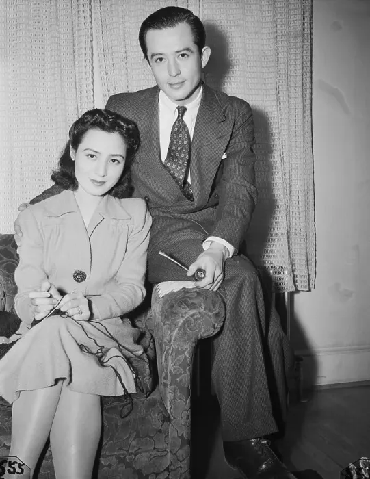 Framed Print : Portrait of Clarke H. Kawakami and His Wife Framed Print : Portrait of Clarke H. Kawakami and His Wife
