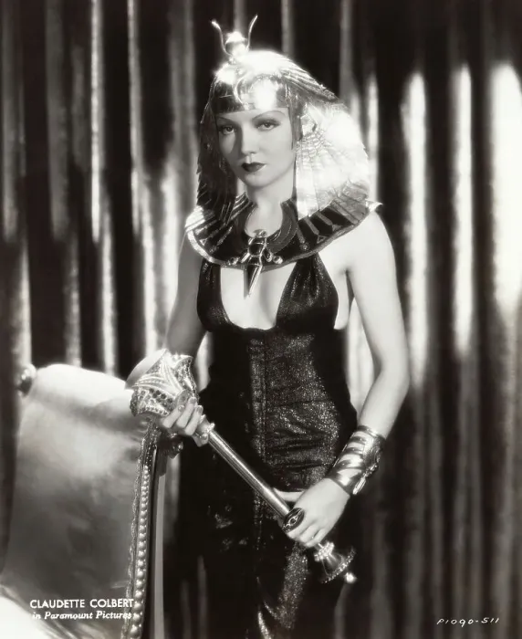 Framed Print : Portrait of Claudette Colbert Wearing Cleopatra Costume Framed Print : Portrait of Claudette Colbert Wearing Cleopatra Costume