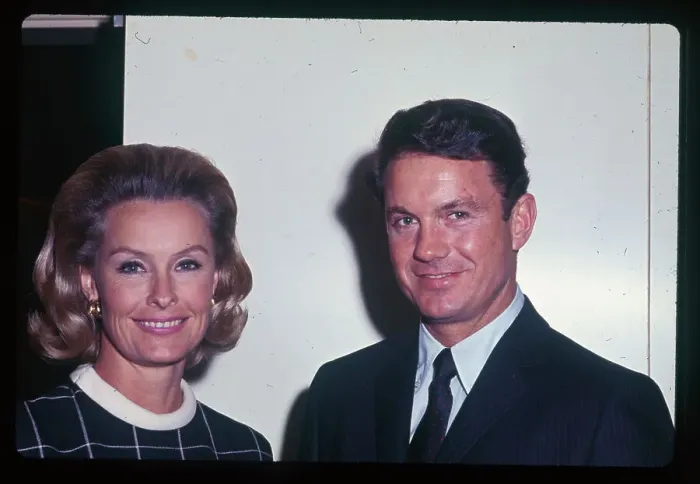 Framed Print : Portrait of Cliff Robertson and Dina Merrill Framed Print : Portrait of Cliff Robertson and Dina Merrill