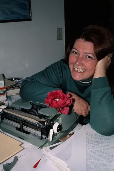 Framed Print : Portrait of Colleen McCullough Framed Print : Portrait of Colleen McCullough