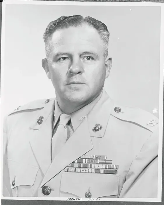 Framed Print : Portrait of Colonel David M. Shoup Framed Print : Portrait of Colonel David M. Shoup