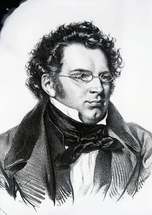Framed Print : Portrait of Composer Franz Schubert Framed Print : Portrait of Composer Franz Schubert