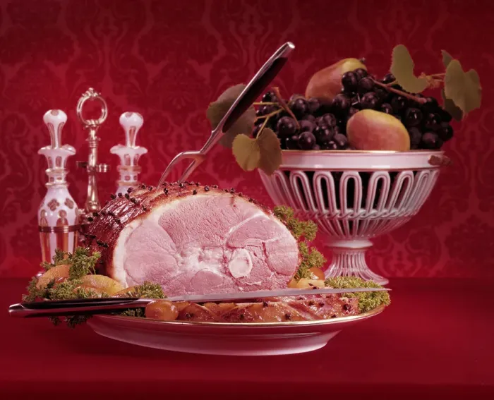Framed Print : Portrait Of A Cooked Ham Framed Print : Portrait Of A Cooked Ham