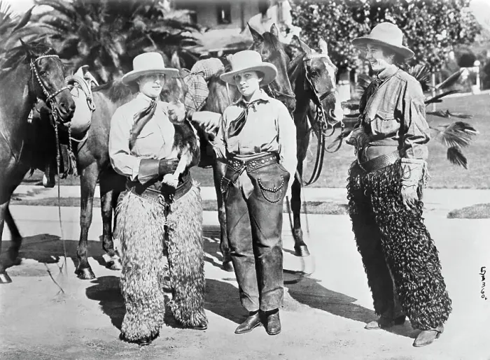 Framed Print : Portrait of Cowgirls Framed Print : Portrait of Cowgirls