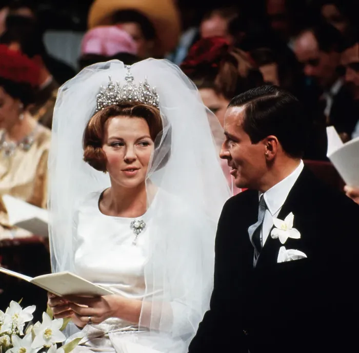 Framed Print : Portrait of Crown Princess Beatrix and Husband Framed Print : Portrait of Crown Princess Beatrix and Husband