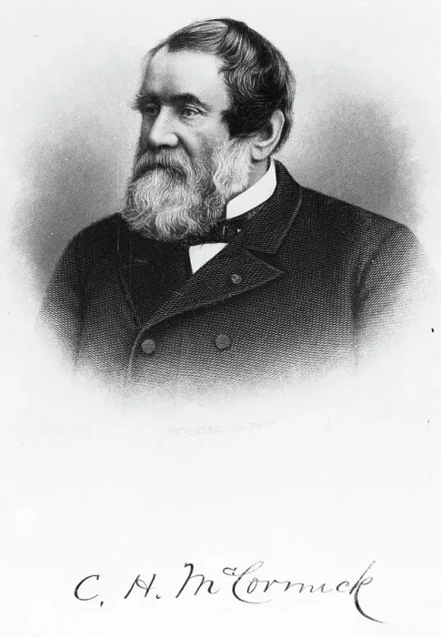 Framed Print : Portrait of Cyrus Hall McCormick