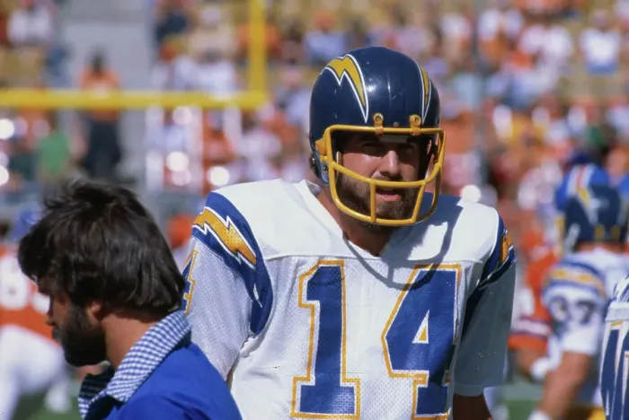 Framed Print : Portrait of Dan Fouts Framed Print : Portrait of Dan Fouts