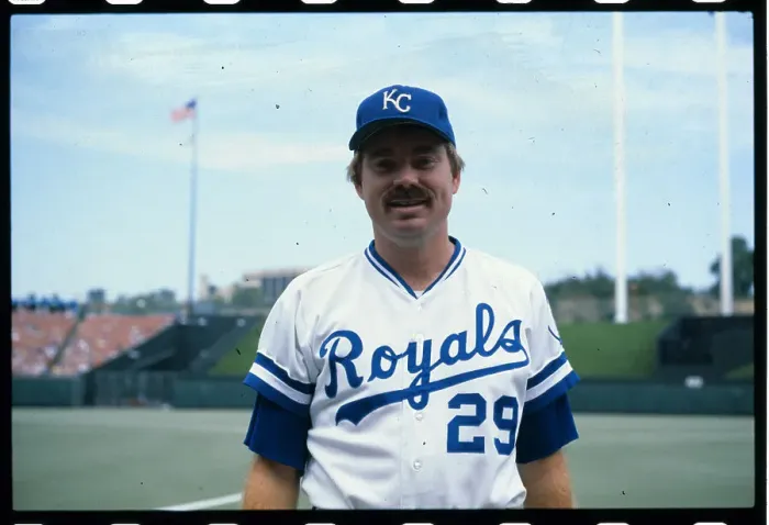 Framed Print : Portrait of Dan Quisenberry Framed Print : Portrait of Dan Quisenberry
