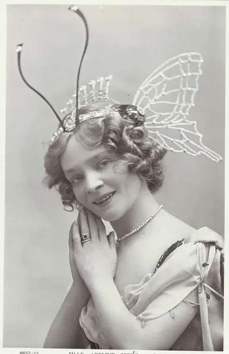 Framed Print : Portrait of Danish Ballet Dancer Adeline Genee In Butterfly Headdress Framed Print : Portrait of Danish Ballet Dancer Adeline Genee In Butterfly Headdress