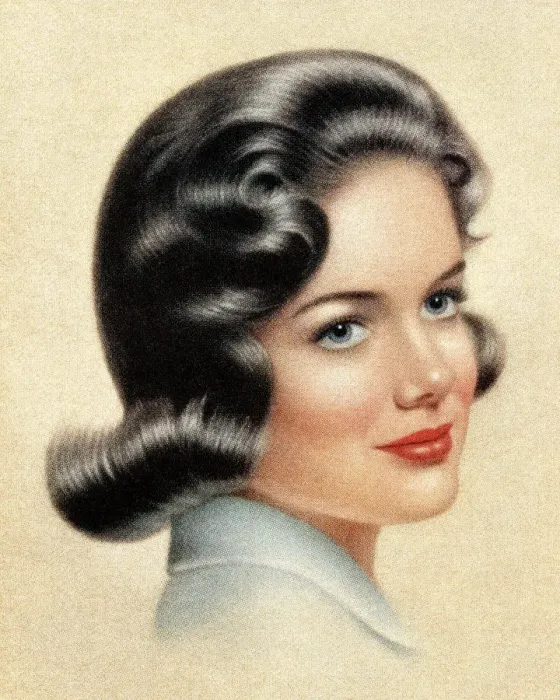 Framed Print : Portrait of Dark Haired Woman Framed Print : Portrait of Dark Haired Woman