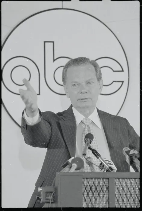 Framed Print : Portrait of David Brinkley Framed Print : Portrait of David Brinkley