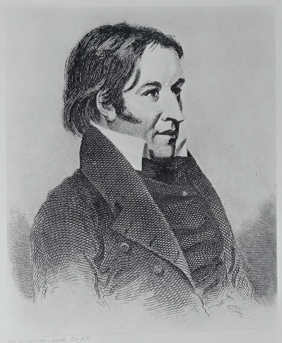 Framed Print : Portrait of Davy Crockett