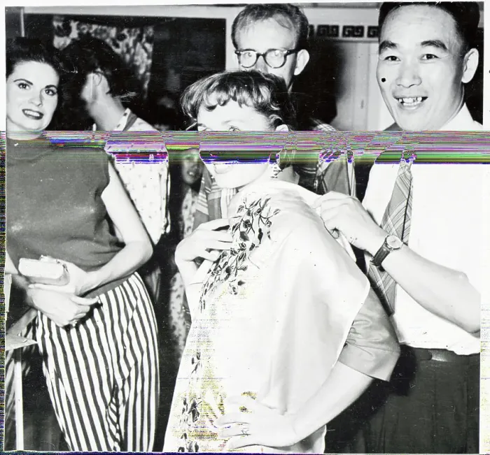Framed Print : Portrait of Debbie Reynolds with Troops