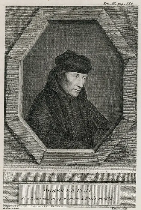 Framed Print : Portrait of Desiderius Erasmus Framed Print : Portrait of Desiderius Erasmus