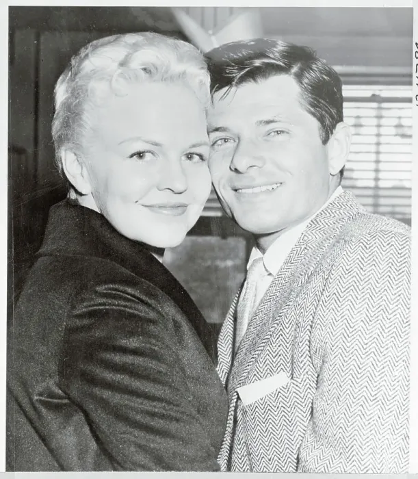 Framed Print : Portrait of Dewey Martin and Peggy Lee Framed Print : Portrait of Dewey Martin and Peggy Lee
