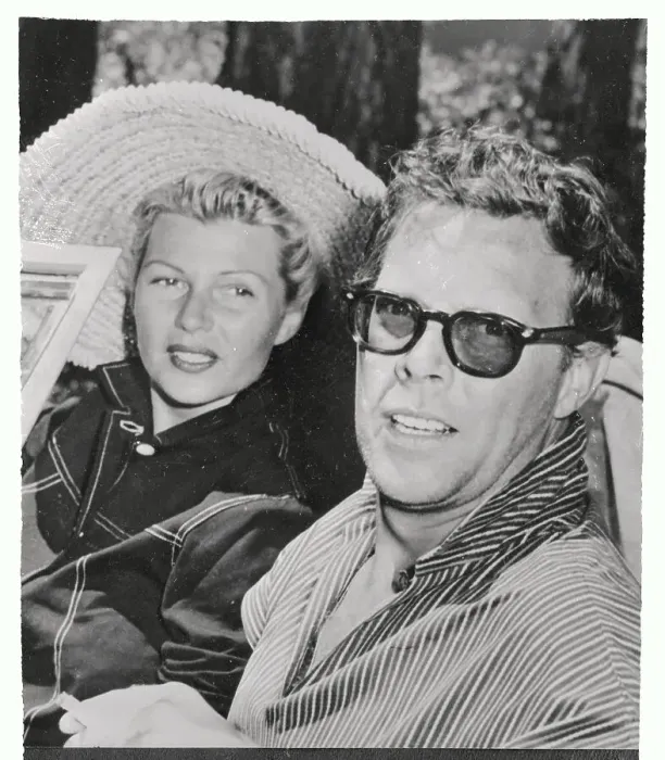 Framed Print : Portrait of Dick Haymes and Rita Hayworth