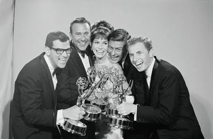 : Portrait of Dick Van Dyke Show Emmy Winners : Portrait of Dick Van Dyke Show Emmy Winners