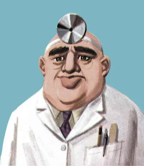 Framed Print : Portrait of a Doctor Framed Print : Portrait of a Doctor