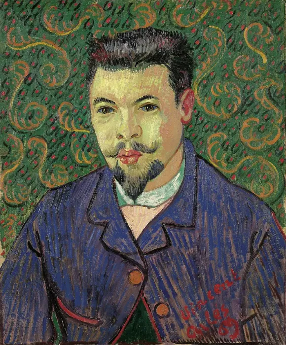 Framed Print : Portrait of Doctor Felix Rey, by van Gogh Vincent, 19th Century, 1889-1889, oil on canvas, cm 64 x 53 Framed Print : Portrait of Doctor Felix Rey, by van Gogh Vincent, 19th Century, 1889-1889, oil on canvas, cm 64 x 53