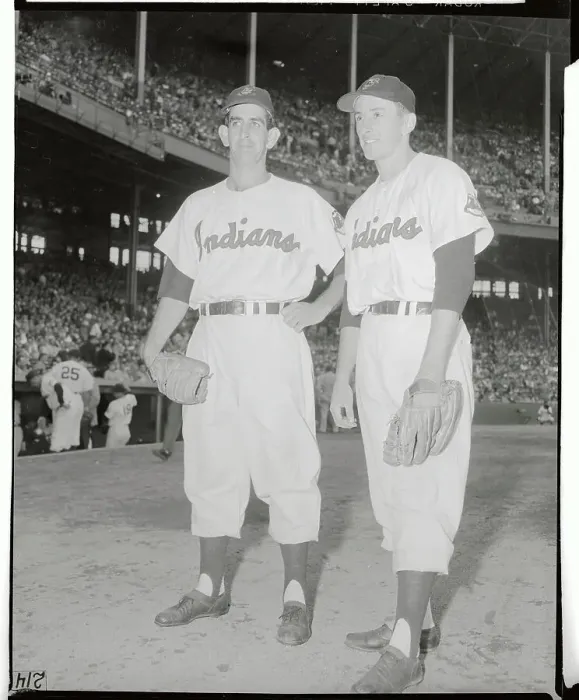 Framed Print : Portrait of Don Mossi and Ray Narleski Framed Print : Portrait of Don Mossi and Ray Narleski