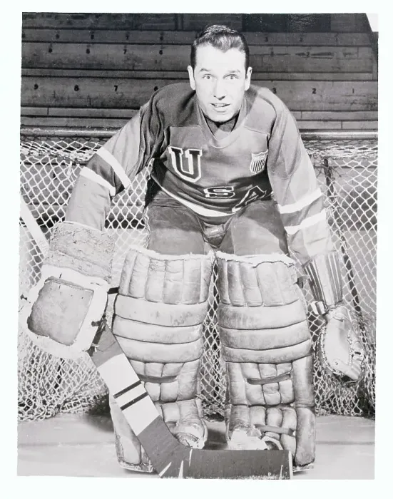 Framed Print : Portrait of Don Rigazio Wearing Hockey Gear Framed Print : Portrait of Don Rigazio Wearing Hockey Gear