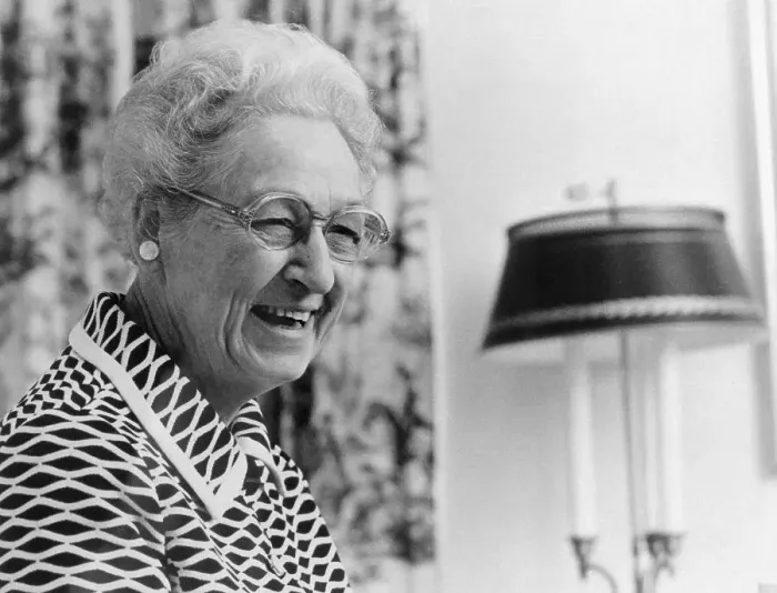 Framed Print : Portrait of Dr. Virginia Apgar Smiling Framed Print : Portrait of Dr. Virginia Apgar Smiling