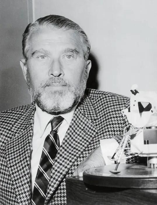 Framed Print : Portrait of Dr Wernher Von Braun Framed Print : Portrait of Dr Wernher Von Braun