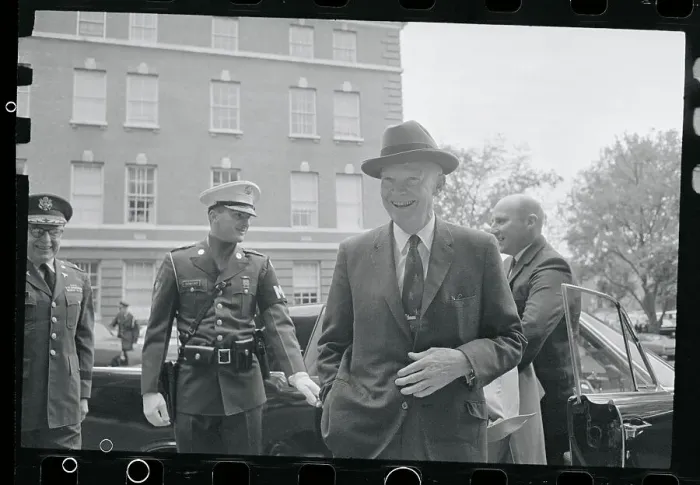 Framed Print : Portrait of Dwight D Eisenhower Framed Print : Portrait of Dwight D Eisenhower