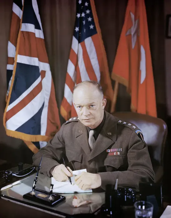 Framed Print : Portrait of Dwight D. Eisenhower