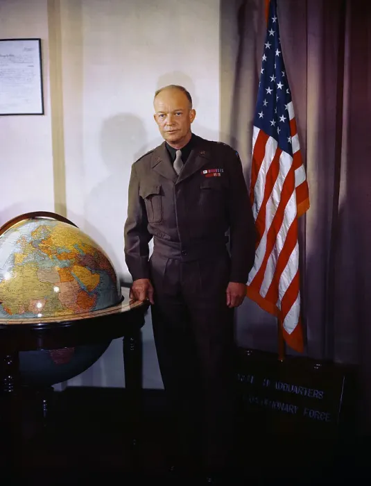 Framed Print : Portrait of Dwight Eisenhower Framed Print : Portrait of Dwight Eisenhower