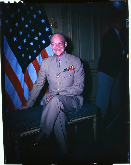 Framed Print : Portrait of Dwight Eisenhower Framed Print : Portrait of Dwight Eisenhower