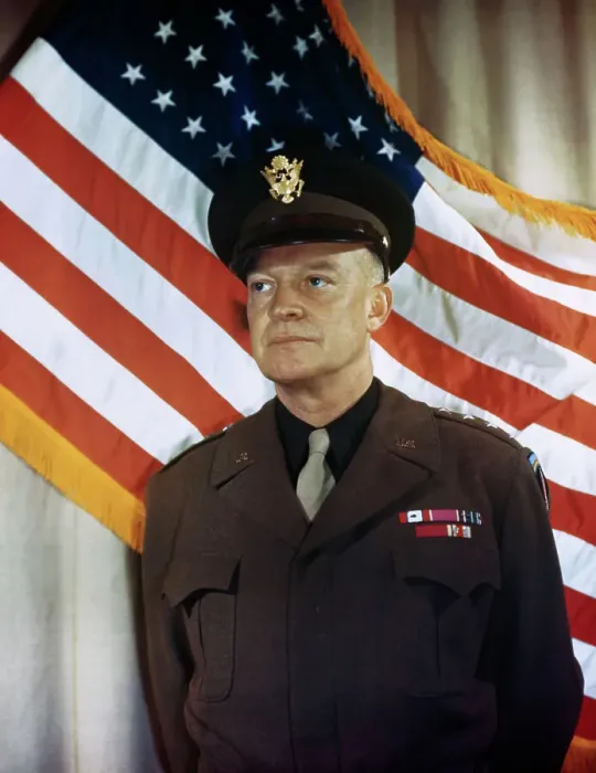 Framed Print : Portrait of Dwight Eisenhower Framed Print : Portrait of Dwight Eisenhower